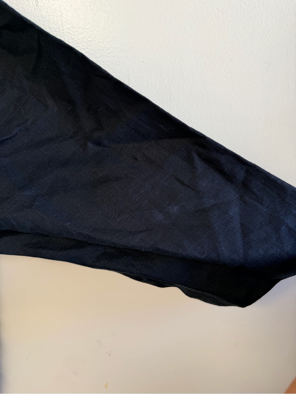 69 US Black Linen Oversized Jumpsuit M/L - Picture 8 of 12
